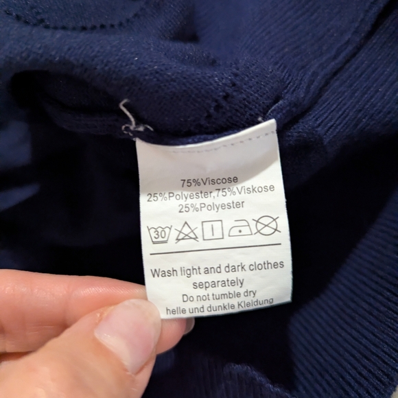 JACK SMITH Pullover Sweater Long Sleeve Argyle Quarter Zipper Collar Size S - Picture 9 of 11